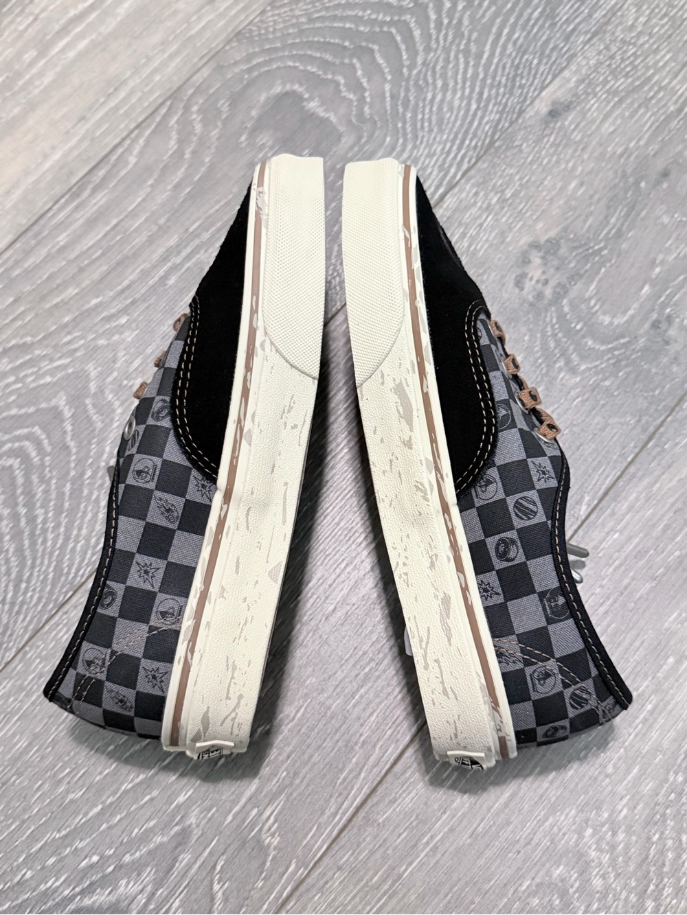 NWT Vans Authentic x Space Molly Limited Edition Black/Gray Check Canvas M5 W6.5 - Picture 12 of 16
